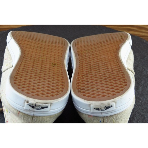 VANS Women Size 7 M Brown Fashion Sneakers Fabric - Picture 8 of 9